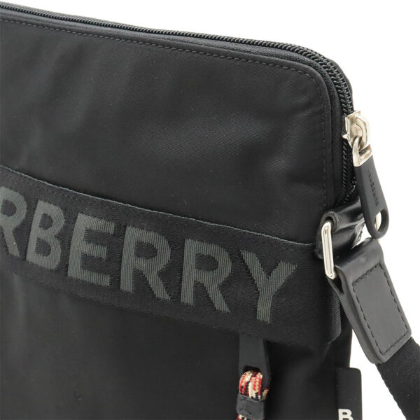 12460097 4 Burberry London Crossbody Bag Nylon Leather Black