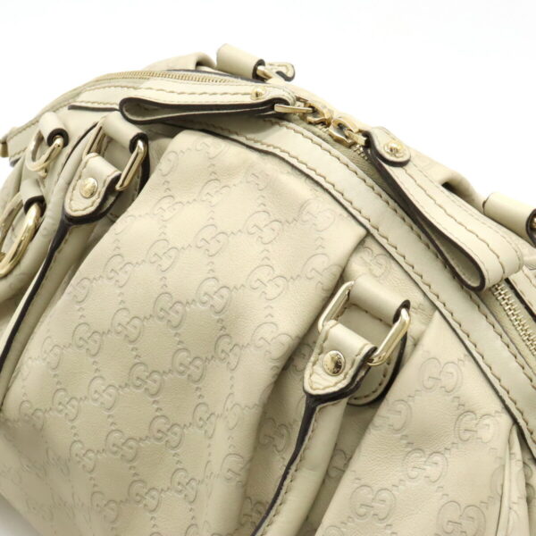 12460280 5 Gucci Sookie Guccisima Shoulder Bag Leather Ivory