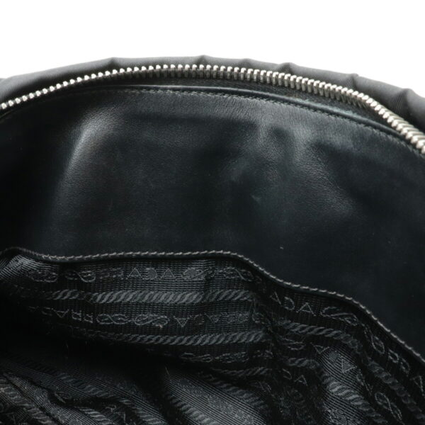 12460370 8 Prada Handbag Tote Bag Nylon Leather Nero Black