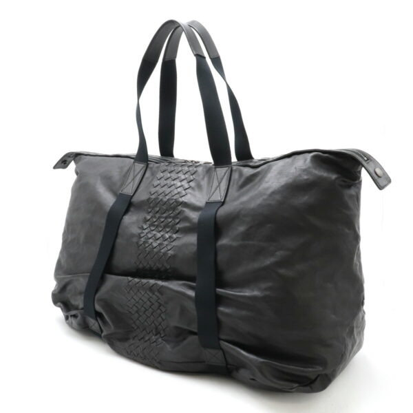 12460603 2 Bottega Veneta Intrecciato Leather Black