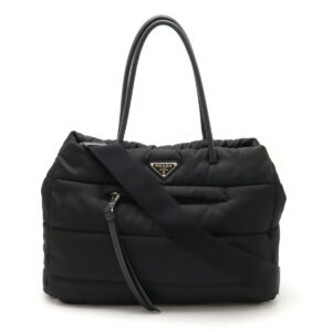 12460671 1 Prada Shoulder Bag Nylon Leather Nero Black