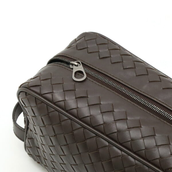 12460683 5 Bottega Veneta Intrecciato Clutch Leather Brown