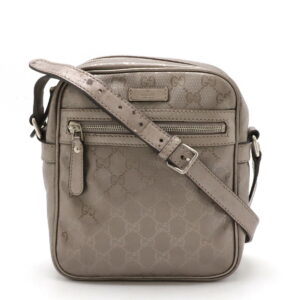 12460685 1 Gucci GG Canvas Messenger Bag Beige