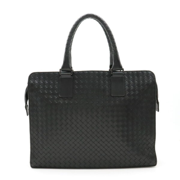 12460718 1 Bottega Veneta Intrecciato Briefcase Leather Black