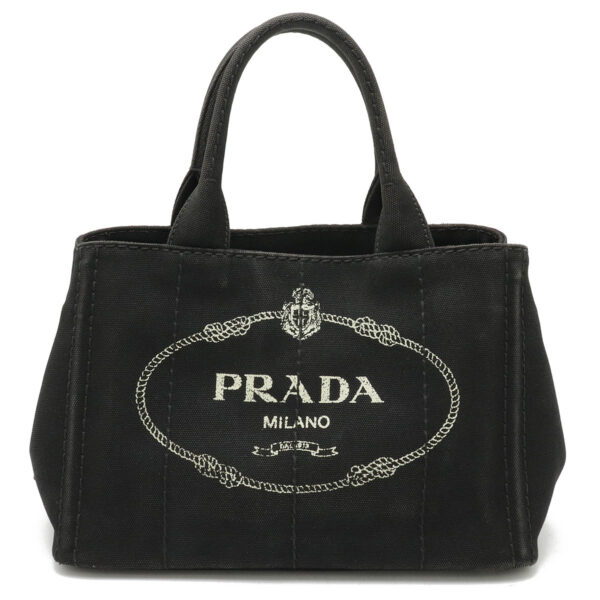 12460753 1 Prada Canapa Tote Bag Canvas Nero Black