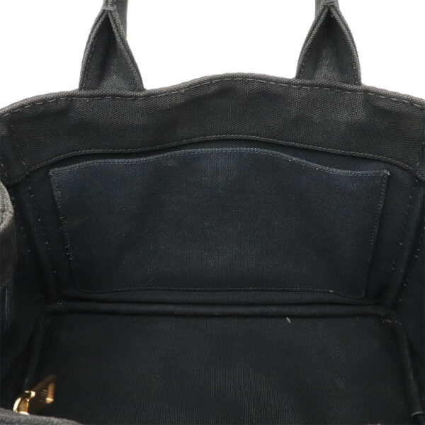 12460753 6 Prada Canapa Tote Bag Canvas Nero Black