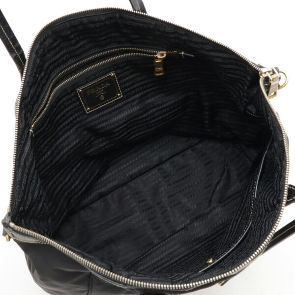 12460880 8 Prada Tote Bag Nylon Leather Nero Black