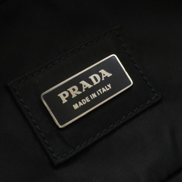 12460888 9 Prada Waist Pouch Body Bag Nylon Nero Black