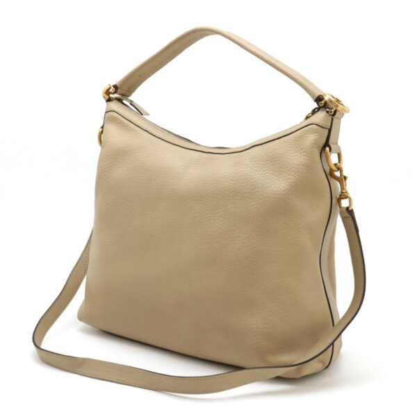 12460912 2 Gucci Miss GG Hobo Shoulder Bag Leather Beige