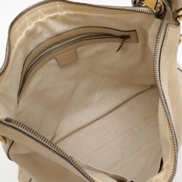 12460912 6 Gucci Miss GG Hobo Shoulder Bag Leather Beige