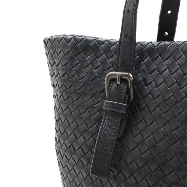 12461021 8 Bottega Veneta Intrecciato Tote Leather Black