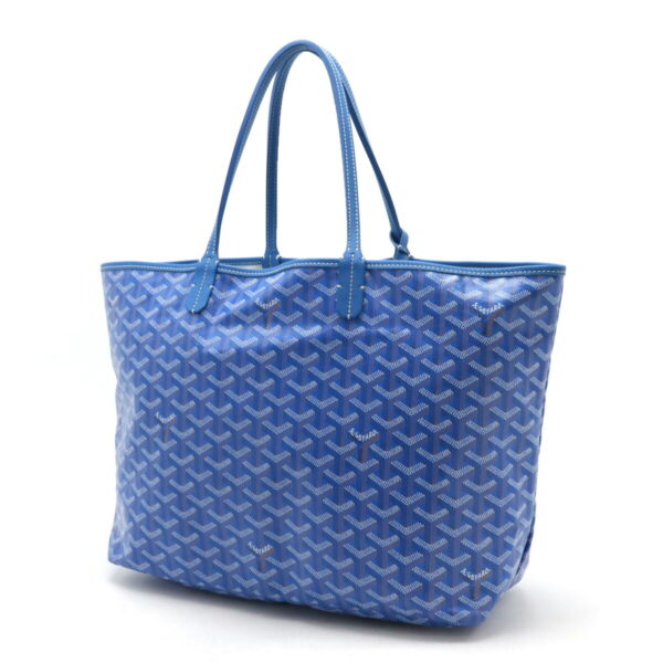 12461048 2 Goyard Saint Louis PM Tote Bag Leather Blue