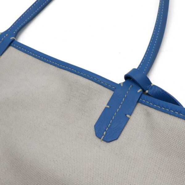 12461048 6 Goyard Saint Louis PM Tote Bag Leather Blue