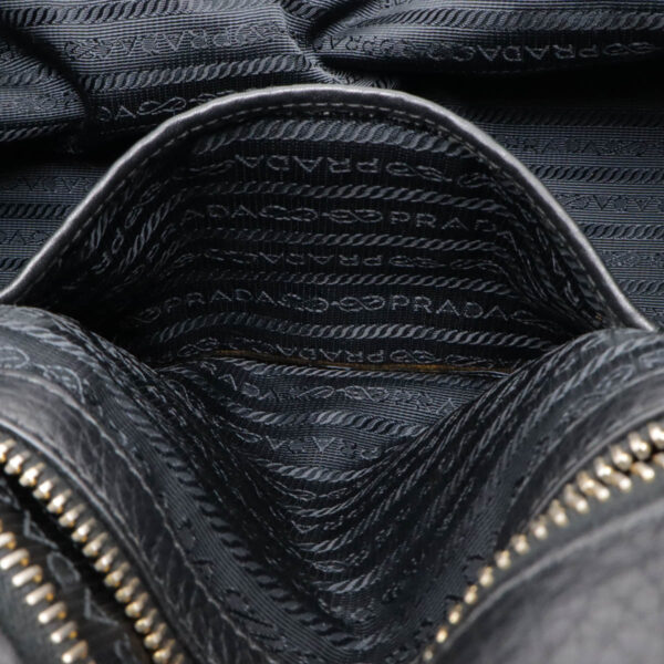 12461087 8 Prada Tote Bag Nylon Leather Nero Black