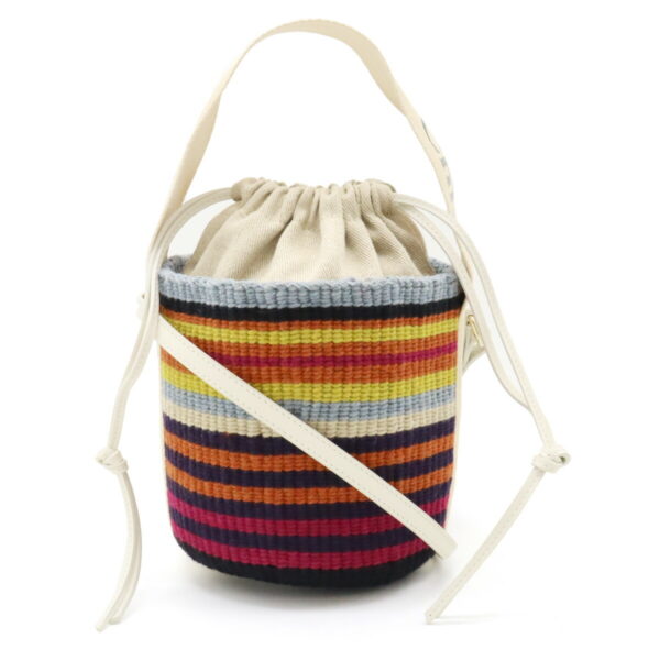 12461100 1 Chloe Mifuko Woody Small Basket Bag Multicolor