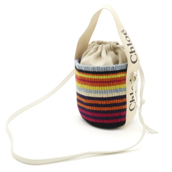 12461100 2 Chloe Mifuko Woody Small Basket Bag Multicolor