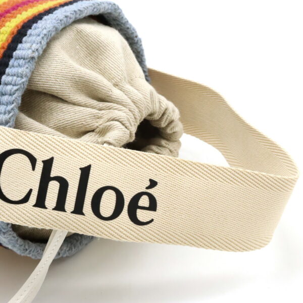 12461100 4 Chloe Mifuko Woody Small Basket Bag Multicolor