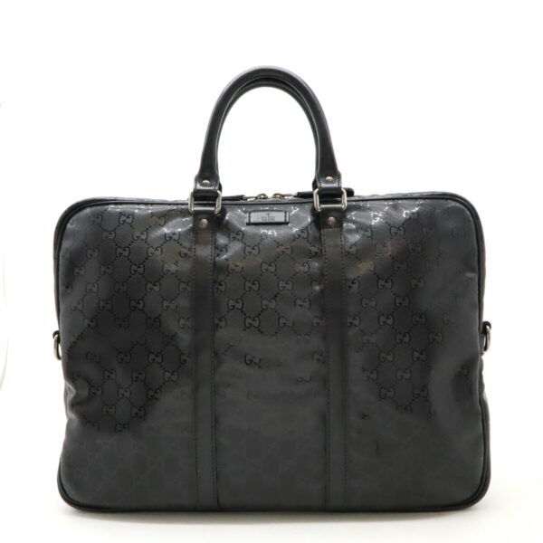 12470164 1 Gucci GG Implement Briefcase Leather Black