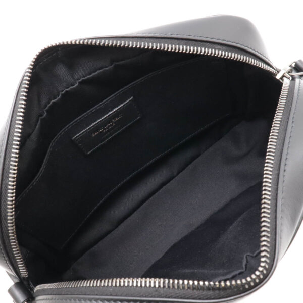 12470197 6 Saint Laurent Lou Camera Bag V Stitch Leather Black