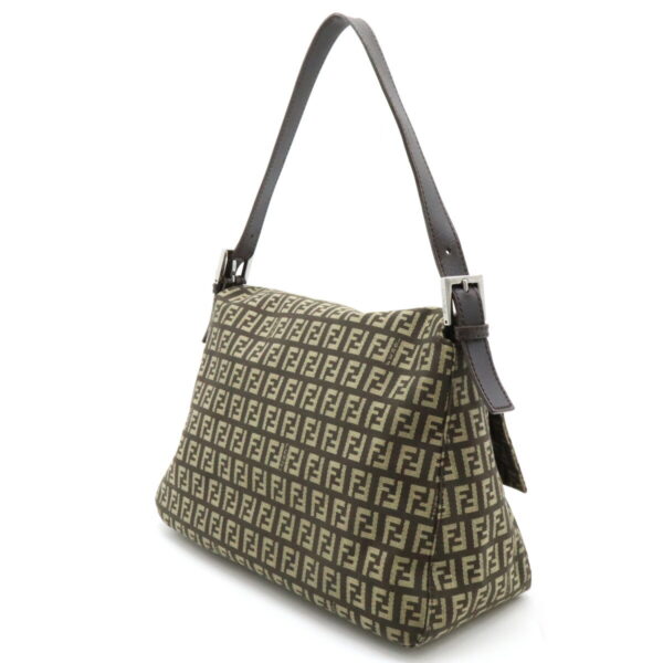 12470219 2 Fendi Zucca Pattern Mamma Bucket Bag Nylon Khaki