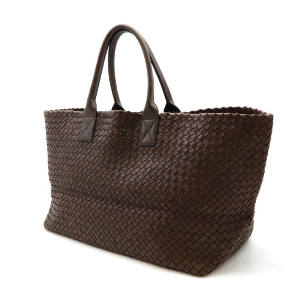 12470272 2 Bottega Veneta Intrecciato Tote Leather Brown