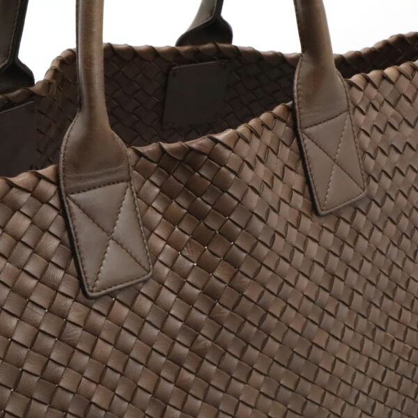 12470272 6 Bottega Veneta Intrecciato Tote Leather Brown