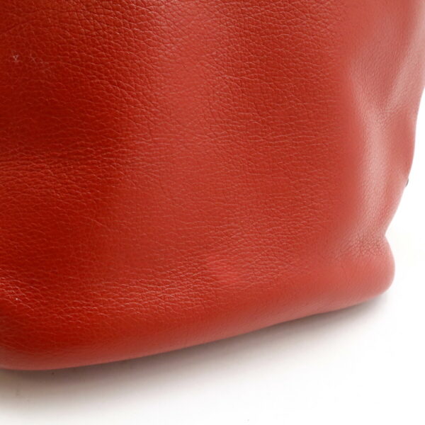 12470308 9 Prada Bucket Bag Mini Leather Red