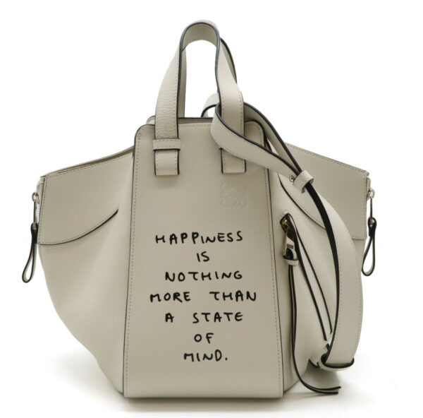 12470391 1 Loewe Hammock Bag Joe Brainerd Collaboration Leather Off White