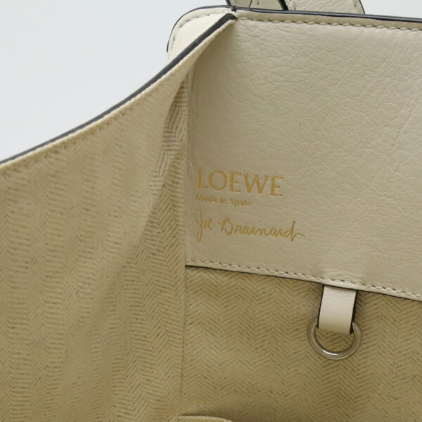 12470391 9 Loewe Hammock Bag Joe Brainerd Collaboration Leather Off White