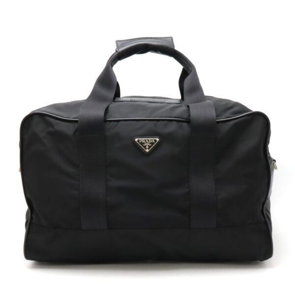 12470433 1 Prada Travel Bag Nylon Leather Nero Black