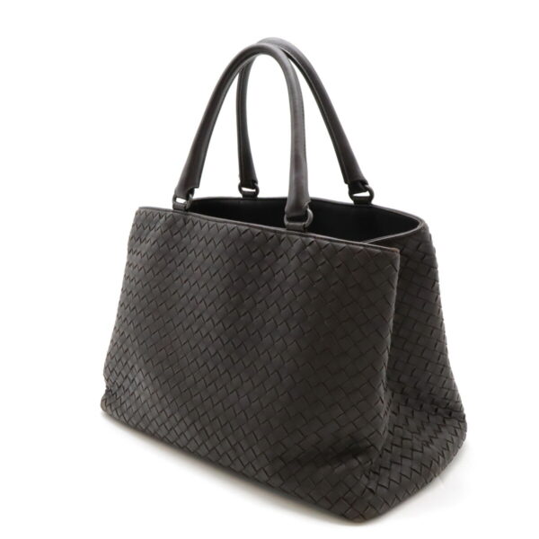 12470460 2 Bottega Veneta Intrecciato Tote Leather Brown