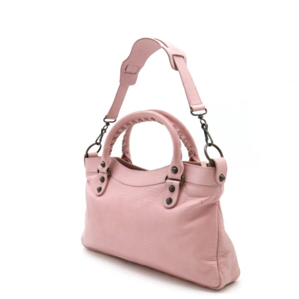 12470550 2 Balenciaga The First Handbag Leather Dusty Pink