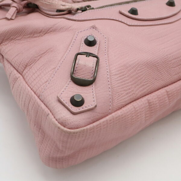 12470550 3 Balenciaga The First Handbag Leather Dusty Pink