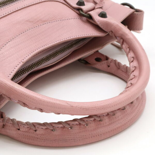 12470550 4 Balenciaga The First Handbag Leather Dusty Pink