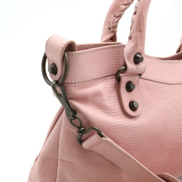 12470550 8 Balenciaga The First Handbag Leather Dusty Pink