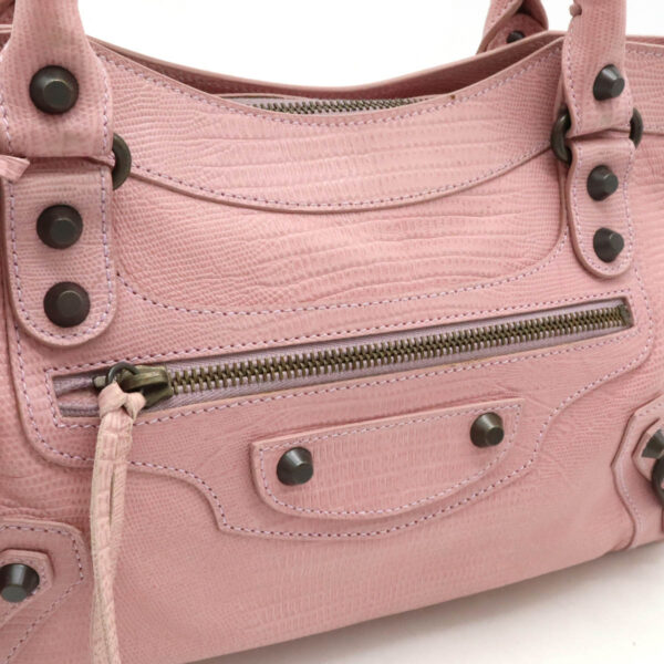 12470550 9 Balenciaga The First Handbag Leather Dusty Pink