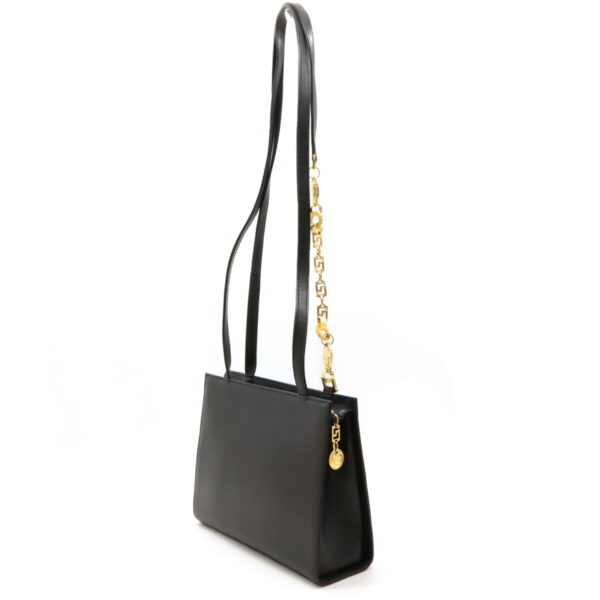 12470679 2 Gianni Versace Medusa Tote Bag Leather Black