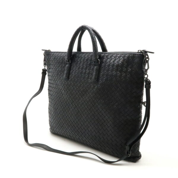 12470687 2 Bottega Veneta Intrecciato Tote Leather Black