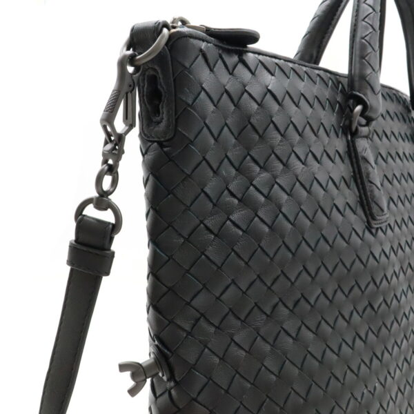 12470687 6 Bottega Veneta Intrecciato Tote Leather Black