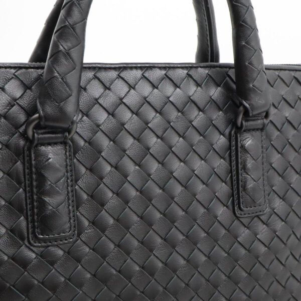 12470687 7 Bottega Veneta Intrecciato Tote Leather Black