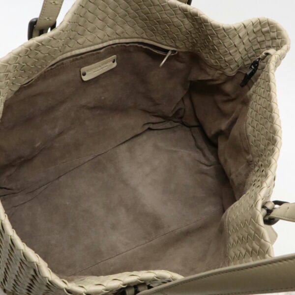 12470688 5 Bottega Veneta Intrecciato Tote Leather Sand Beige