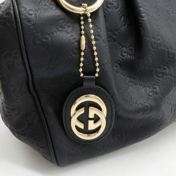 12470747 8 Gucci Sookie Guccisima Tote Bag Leather Black