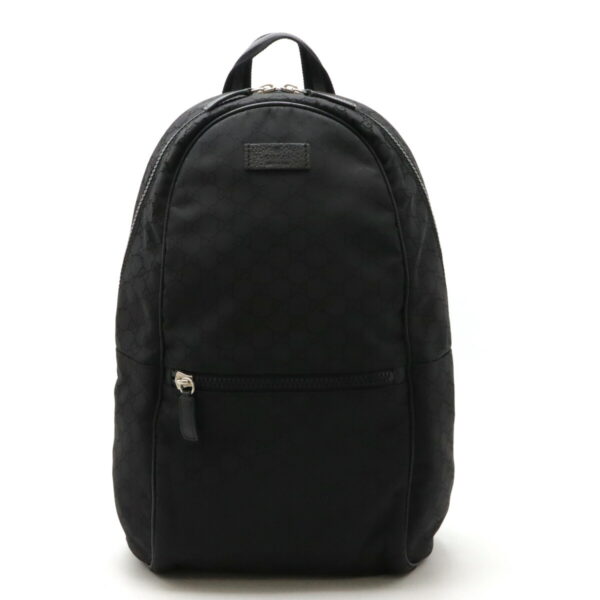 12470811 1 Gucci GG Nylon Backpack Rucksack Black