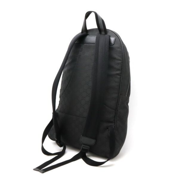 12470811 2 Gucci GG Nylon Backpack Rucksack Black