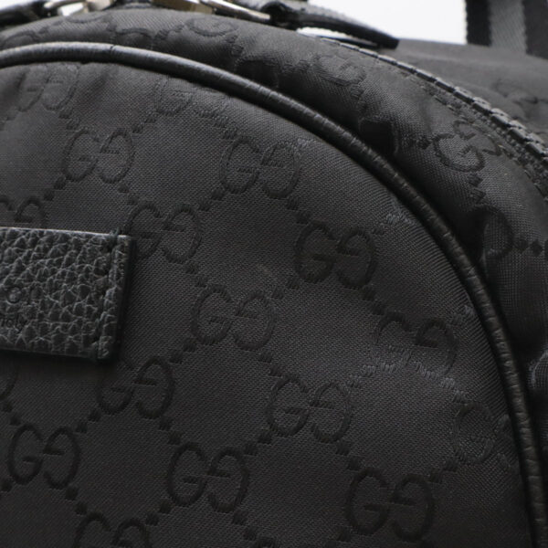 12470811 6 Gucci GG Nylon Backpack Rucksack Black