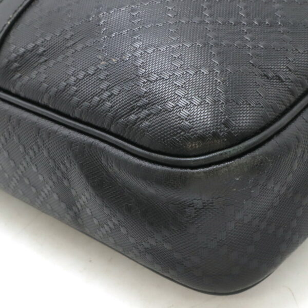 12470863 3 Gucci Diamante Business Bag Leather Black