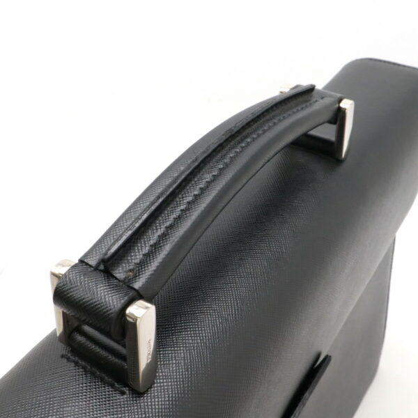 12470883 4 Prada Business Briefcase Leather Nero Black