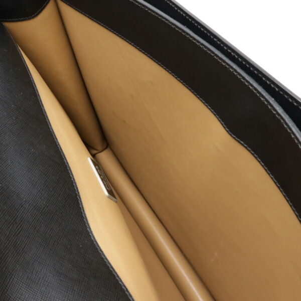 12470883 6 Prada Business Briefcase Leather Nero Black