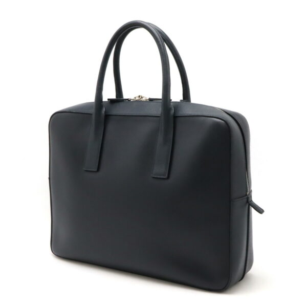 12470979 2 Saint Laurent Classic Museum Briefcase Leather Dark Navy