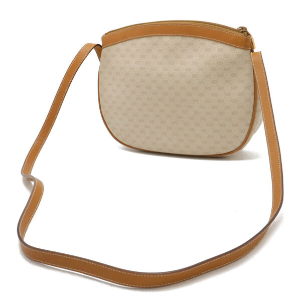 12471145 2 Gucci GG Plus Shoulder Bag Leather Ivory Beige